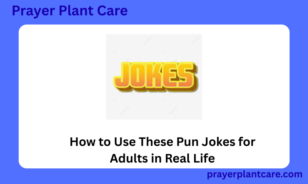 How to Use These Pun Jokes for Adults in Real Life